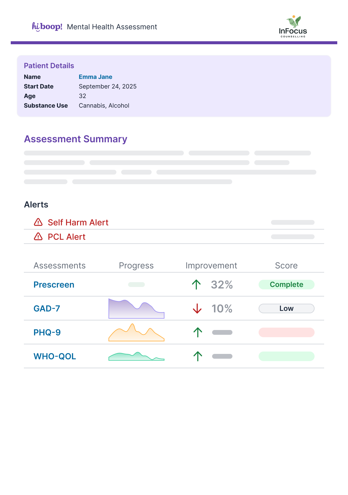 HiBoop Digital Assessment Platform Demo